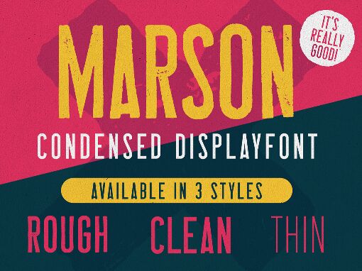 MARSON Display Font